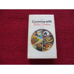 COOKING WITH BETTY CROCKER, LOT OF 3 BOOKS